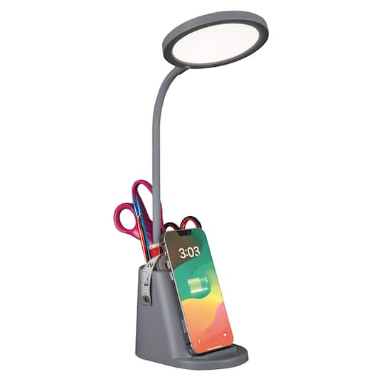 Michaels, OttLite Organizer LED Lamp with Wireless Charging – Category: Task Lighting